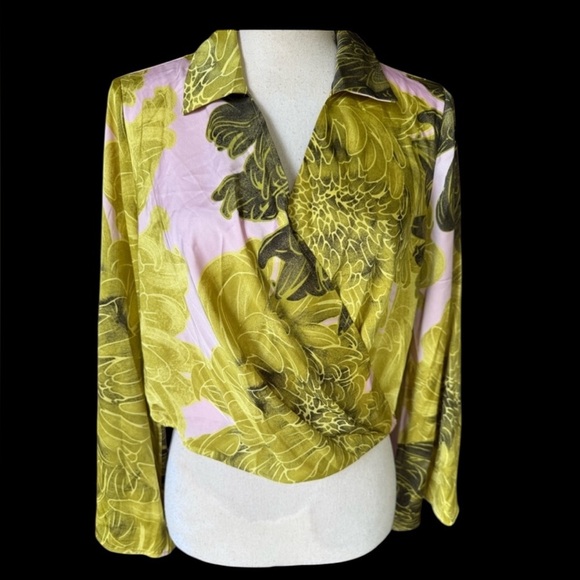 Maison D’Amelie Tops - Madison de’Amelie ladies long sleeve dressy blouse, NWT size medium